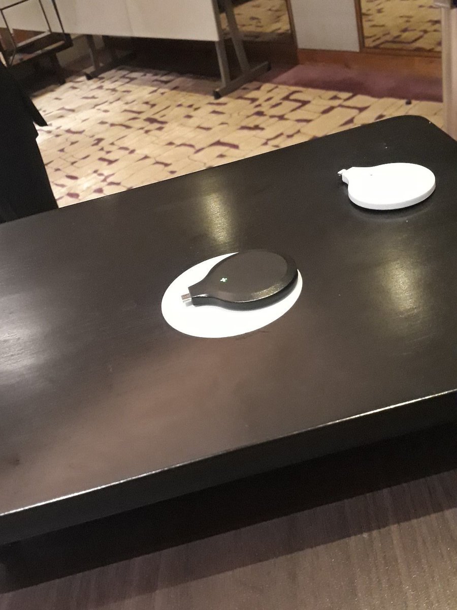 algocent's tweet photo. Our solution is installed under table surfaces to create charging fields by magnetic induction. Thus a user can charge a device wirelessly on the table surface #wirelesschargingKE https://t.co/e2mWBwnBbl