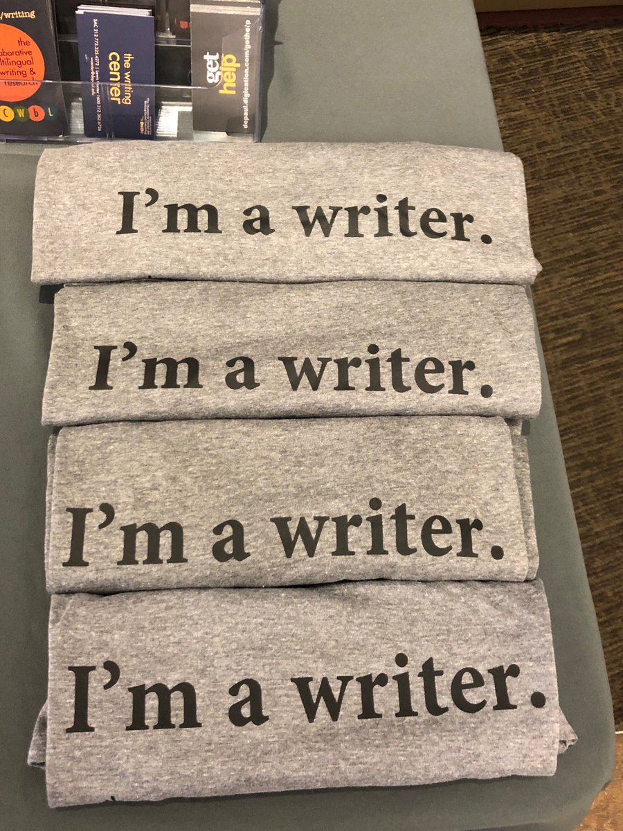 depaulwrtngcntr's tweet photo. Today we will be celebrating #IWCWeek at the Loop Campus, 11th floor of the DePaul Center, from 11am-1pm!
Come visit us--and our free T-shirts!
@IWCA_NCTE #amwriting #IWCW https://t.co/ZTRhZ4vVVU