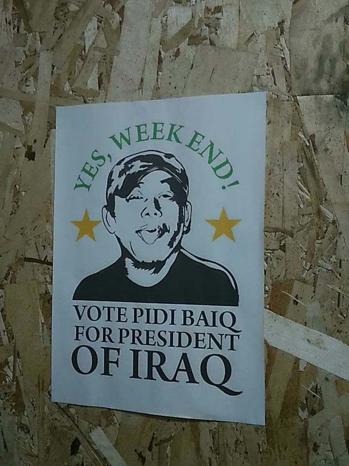 Poster jaman dahulu, jaman Obama nyalonin jadi presiden Amerika. Aku juga bikin.