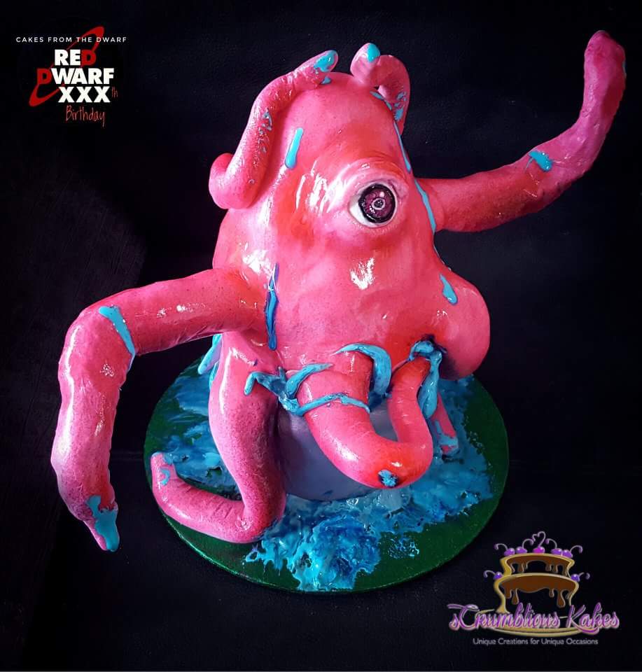 sCrumbtiousK's tweet photo. Today is the 30th birthday of the cult tv classic Red Dwarf and a group of cake artists got together to recreate characters/scenes from the series out of cake and edible medium.

Take a look at our collaboration https://t.co/No8CeAAjBQ

#Smegheads #RedDwarf30 #CakesFromTheDwarf https://t.co/DkTp7Wjc6z