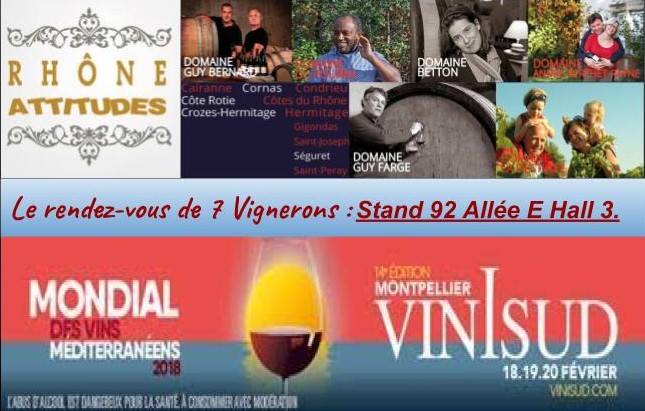 Days-3 #VINISUD2018 #guyfarge #SaintJoseph #Northrhonevalley #wine  #redwine #Whitewine Stand 92 Allée E Hall 3