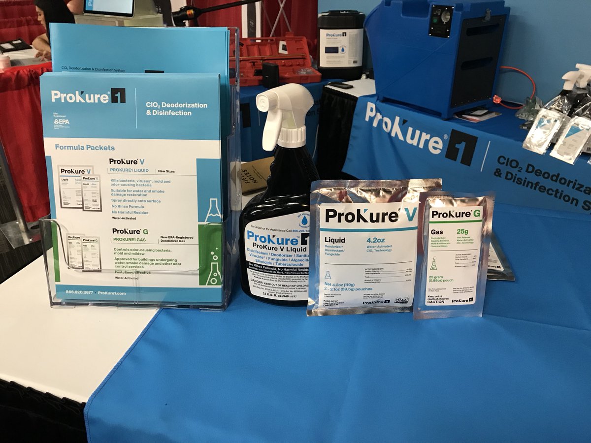 k_bezar's tweet photo. ProKure at the RIA show in Austin TX helping our Restoration Partners grow.#prokure1 #RIA https://t.co/ljbPG9hnta