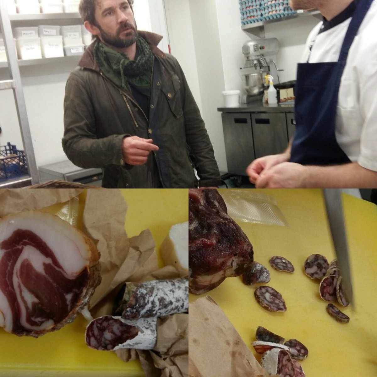 RHMarketplace's tweet photo. Thank you Will from @Shrops_Salumi for showing us your fantastic range of #Awardwinning #charcuterie https://t.co/ZdZnXRpjOU