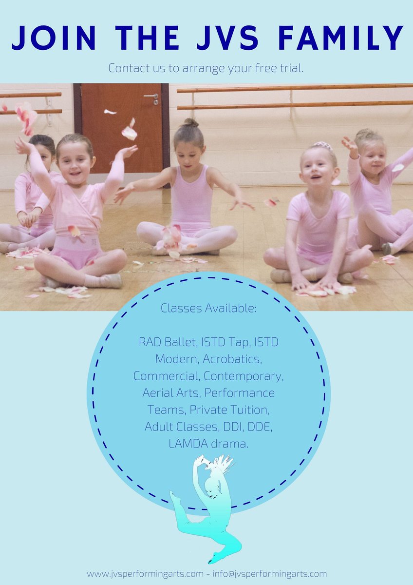 JVSNuneaton's tweet photo. Email Miss Jenni at info@jvsperformingarts.com to request a FREE trial for your child. https://t.co/1OmXfBdkbW
