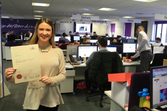 UnderstandingR's tweet photo. A massive congratulations to Nicola for successfully passing her 'CMI Level 3 in First Line Management' course.

We believe in investing in our people because we want our employees to achieve their full potential through their career with us!

#Technology #Recruitment https://t.co/neSxBG9xLG
