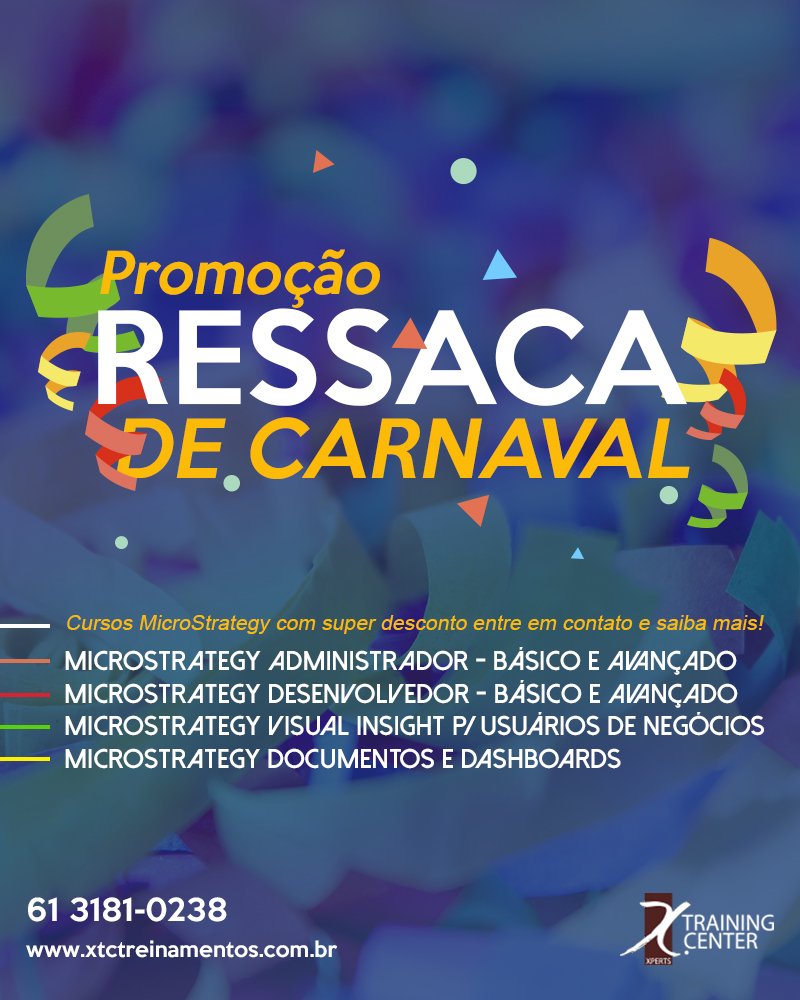 xpertstc's tweet photo. Ressaca de carnaval aqui na XTC!

Promoção imperdível, não fique de fora dessa!
#bi #xtc #xperts #microstrategy #Bigdata https://t.co/p2MRhp6kTk