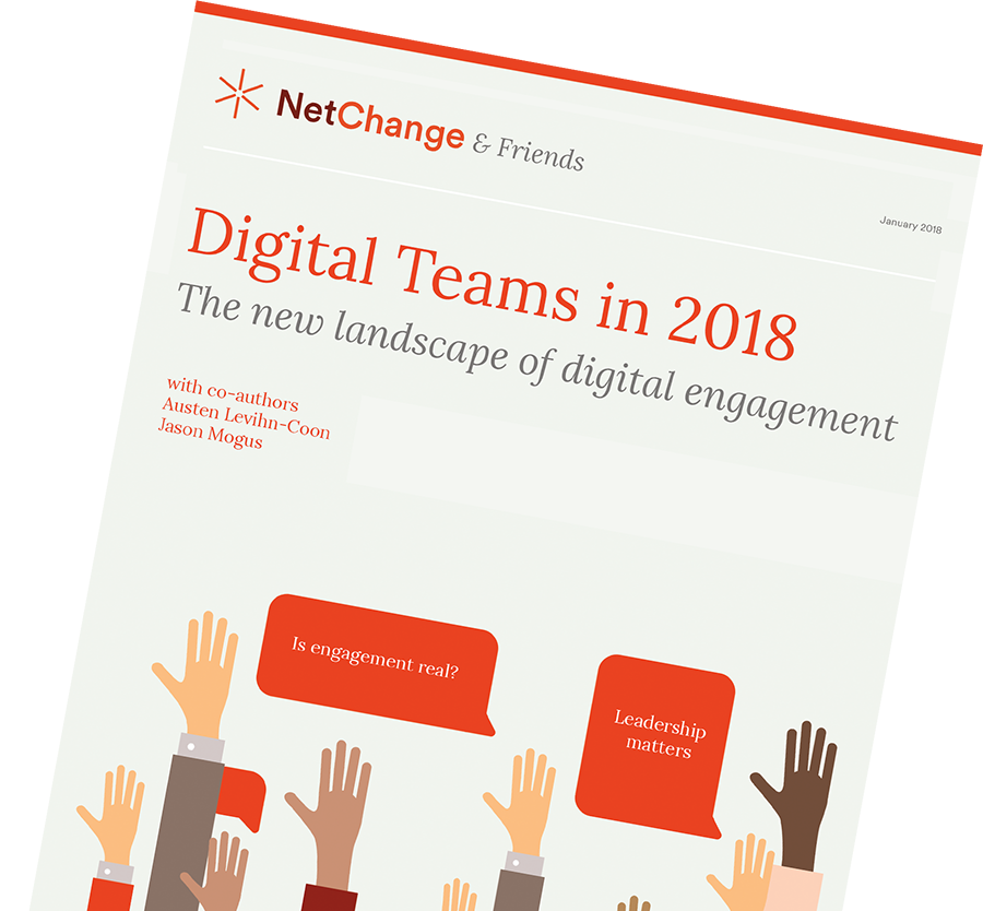 TechSoupConnect's tweet photo. What is the state of digital teams at nonprofits? Distributed digital skills leads to better programs. We found teams with the highest performance digital programs are overwhelmingly using the hybrid team structure model https://t.co/eNx0cfWUW9 @NetChange https://t.co/zUjOEIZkJj