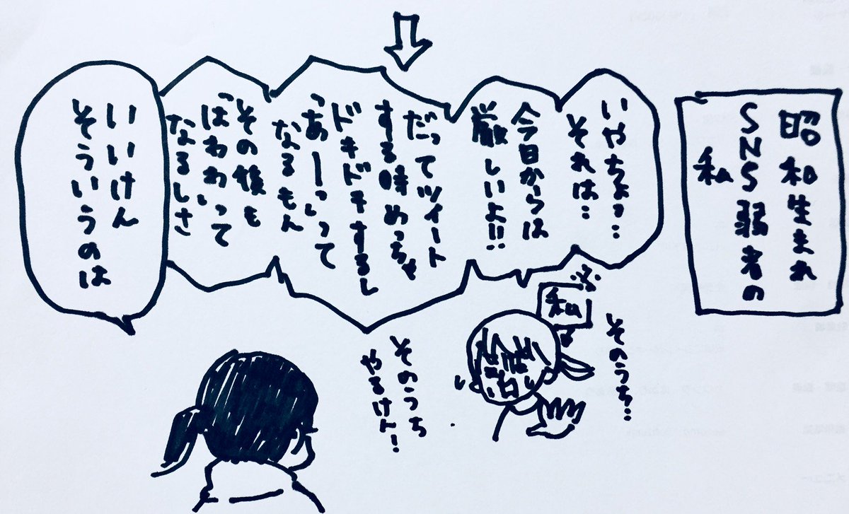 SNS強者で平成生まれの妹から「1日1コマやりなよ、今日からやりなよ」と指令を受けたのでやります。今日からやります。姉思い…でも厳しい…orz
がんばります。妹厳しい～😭 