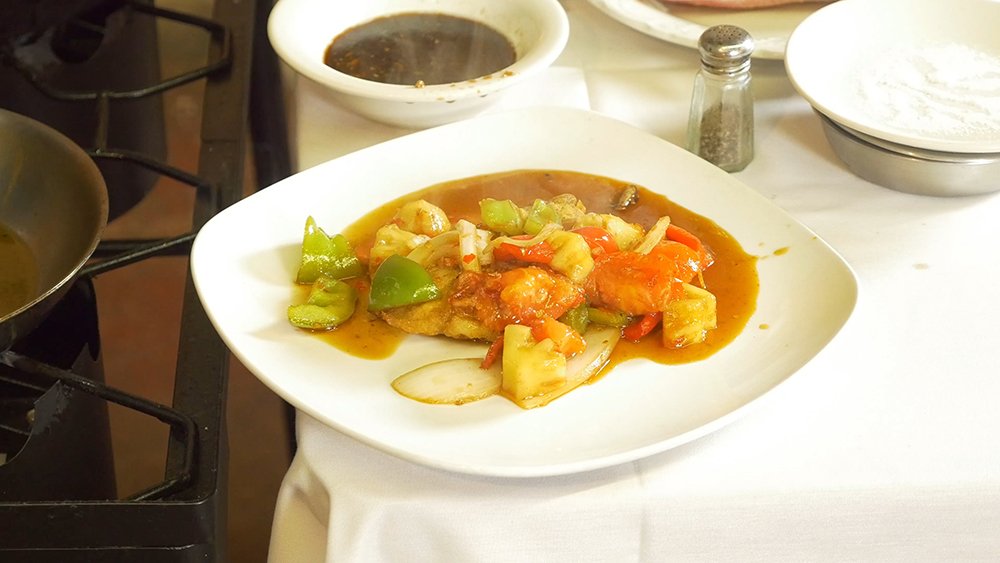 Red Snapper with Sweet Sour Sauce - Food of Thailand. Watch video: dld.bz/gvE7q