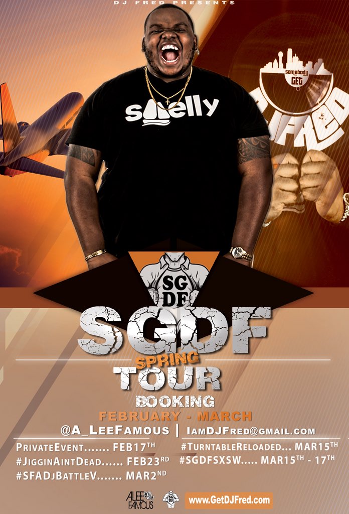 IamDJFred's tweet photo. Big plans this Spring
•
•
Bookings go through @A__LeeFamous &
https://t.co/1WkPJOy9up
•
#SGDF
#SGDFTour
#SGDFdesigns
#SGDFSpringTour https://t.co/ZNFCCIXvgm