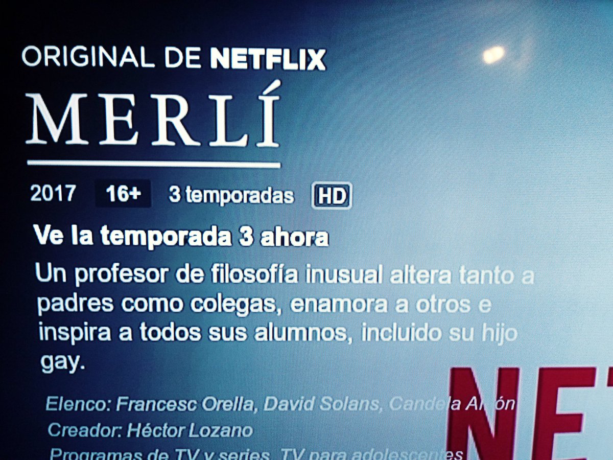 Dcevampiro's tweet photo. Les traigo buenas nuevas #Merli3 en español para los que lloraban porque la 2 estaba en catalan(idioma origonal) ya esta disponible!!! https://t.co/uF1AyIWDmG