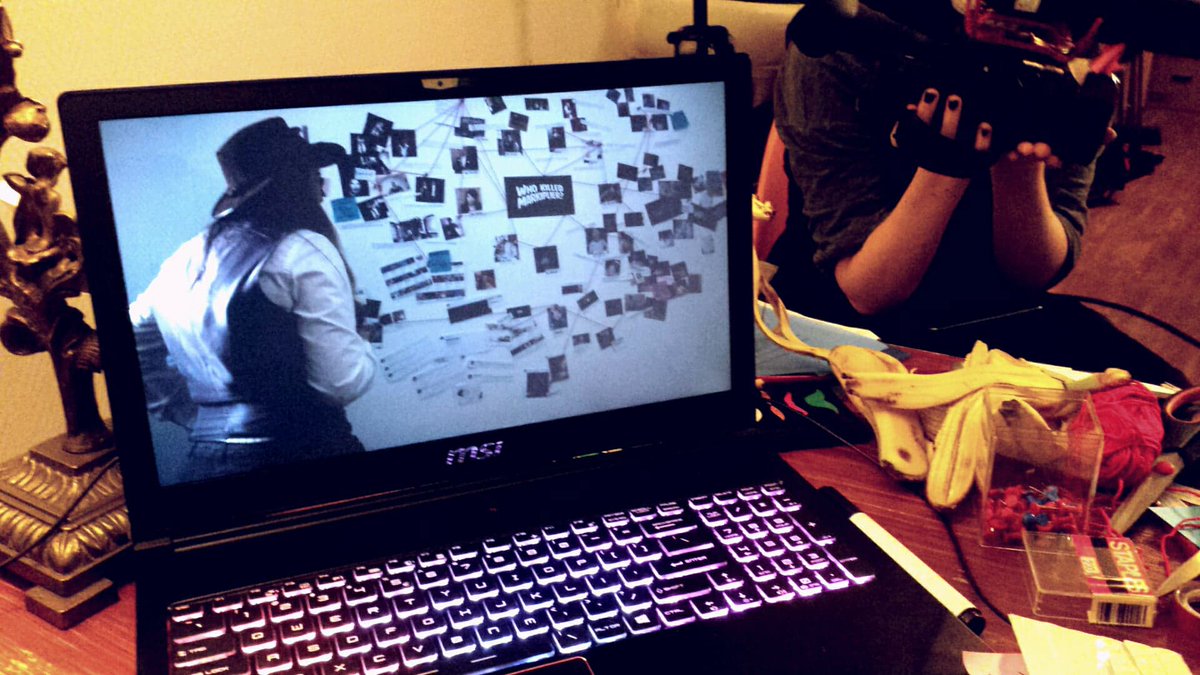 Cepianic's tweet image. Fun fact 4: I had two partners help me out whith filming. One is an awesome classmate who also helped me with lighting, the other is my best friend who makes cool acapella covers; @LinSchalken :) Check out the video, Who's investigating @markiplier , here: youtube.com/watch?v=IAGRIV…