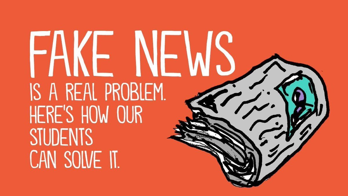 third_echo's tweet photo. The Problem with Fake News (and how our students can solve it) https://t.co/NmhDLJIQxl #3Elife #fakenews https://t.co/jPokFyzPun