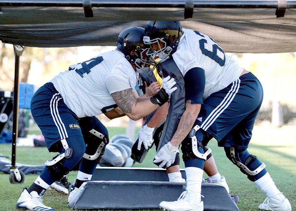 UCDfootball's tweet photo. The countdown is over. Hello Spring Ball! #AGScension #GoAgs https://t.co/GLBCk0vuh7