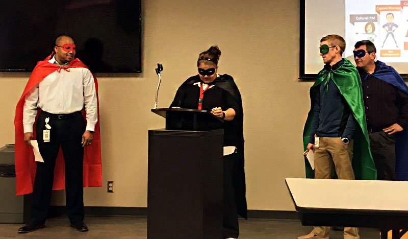VGTCareers's tweet photo. Meetings are always better in capes! https://t.co/Zd6x8Q9Su5