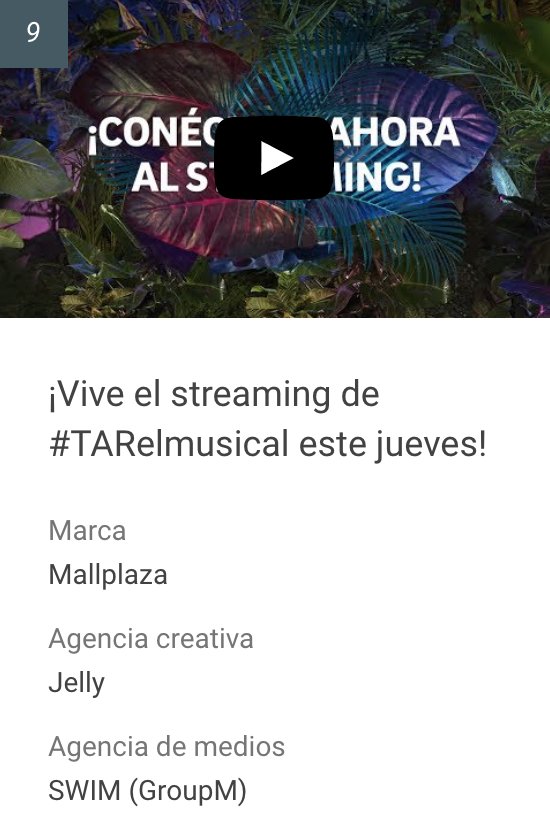 JellyDigital's tweet photo. Estamos en el Top 10 YouTube Ads Leaderboard de enero con parte del trabajo que hicimos para #TARelmusical. ¡Felicitaciones al team 👏!
Aquí el video ➡ https://t.co/snkvEmSnDE https://t.co/HOpGq1SkBn