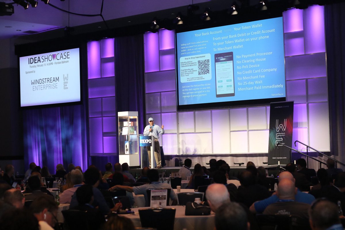 First pitch is happening with <a href="/Nationpay/">Nationpay Solutions</a> , who’s all about empowering banks to empower you! 
<a href="/ITEXPO/">ITEXPO | February 10-12, 2026</a> 
#RIDETHEWAVE #ITEXPO2018