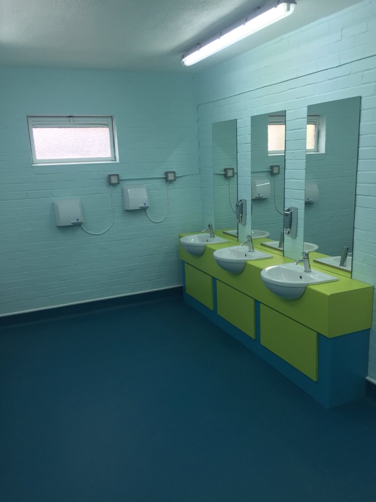 Dgbuilding's tweet photo. Something we don’t do every day. In 2015 we took on a swimming pool changing room refurbishment. Check out the final result. New floors, cubicals, lighting and much more. #swimming #changingroom #refurbishment https://t.co/ddp70ZE41j