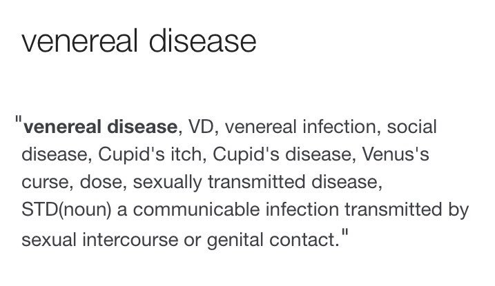 Parents sent me candy yesterday celebrating an std