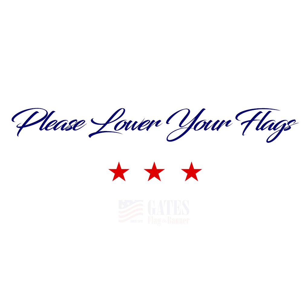 GatesFlg's tweet photo. Our prayers and condolences to the families of the victims of the terrible Florida shooting.#prayersforflorida #parkland #gatesflag #flag #americanmade #familyowned #since1870 #northjersey https://t.co/4UOzZrTZw1