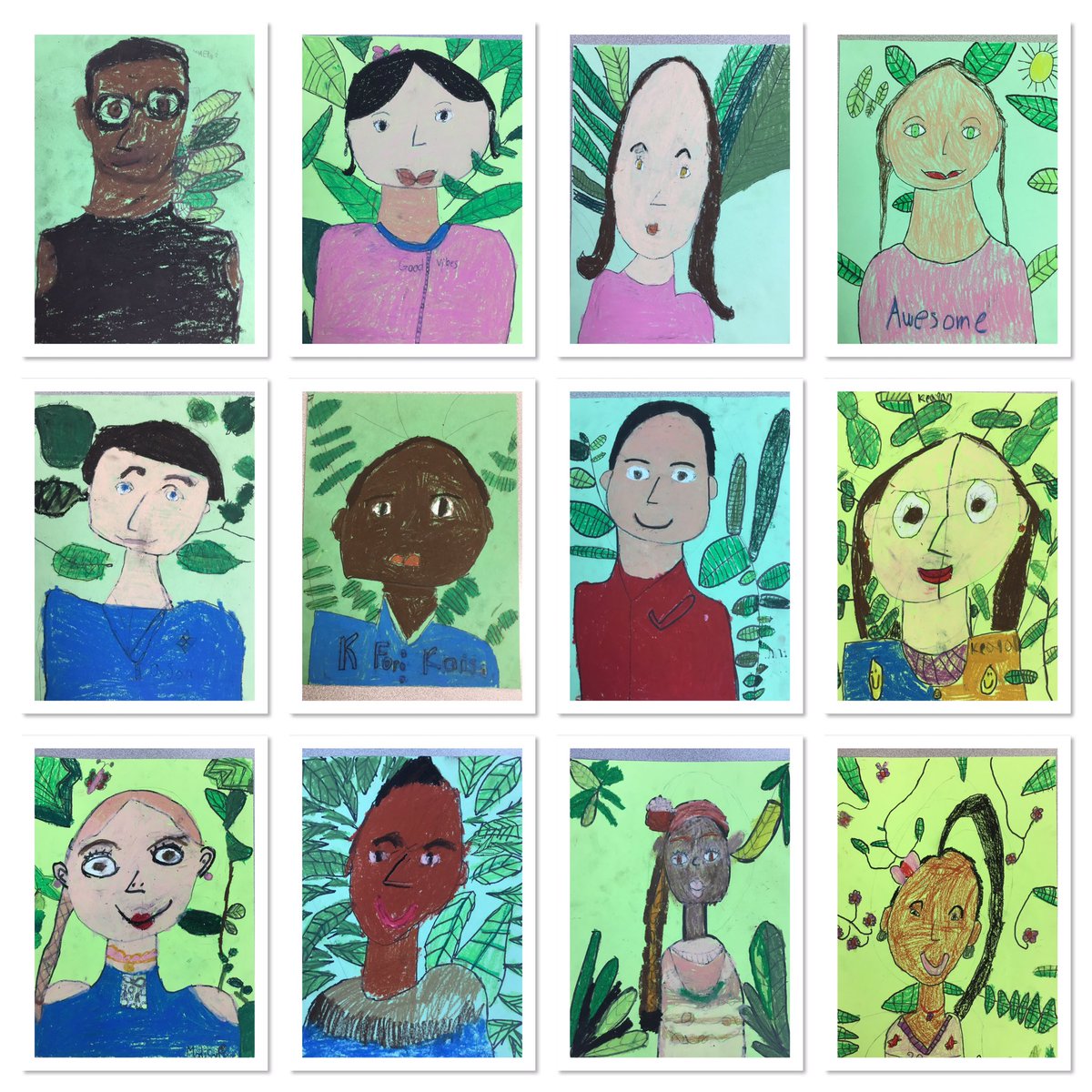 DooleySpecials's tweet image. Here&apos;s a story,
of a grade at Dooley. 

...The First Grade Bunch!🎵📺🎶

#DooleyLearns 
#pisdcreatesart 
@PISDFineArts 
@dooleyfirst 
#selfportrait
