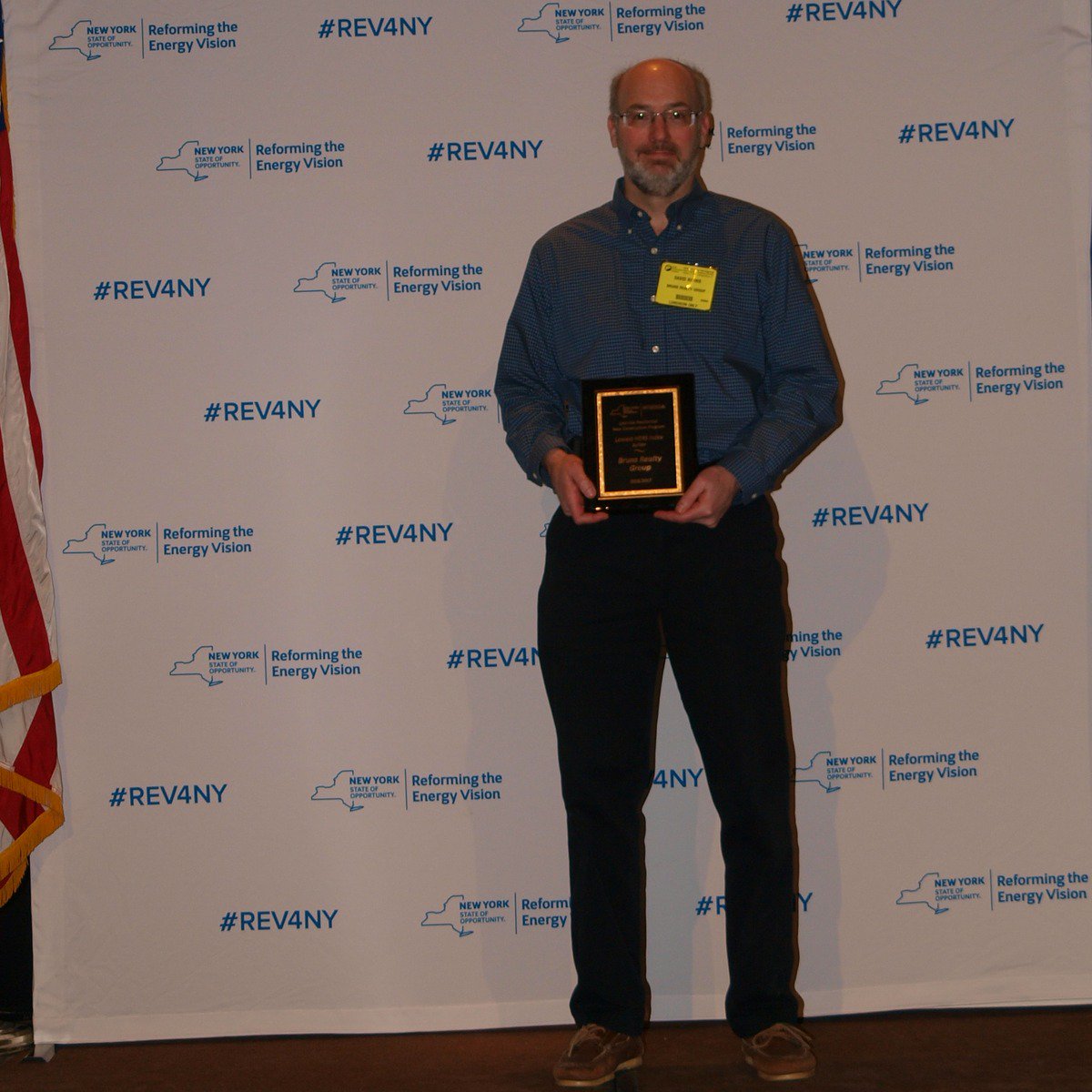 NYSERDA's tweet image. Bruns Realty won our Lowest MultiFamily #HERSindex Builder Award for working w/ En-Tech Associates to construct the most efficient building of any contractor that built at least 3 homes from 2016-2017 in our Low-Rise Residential New Construction Program