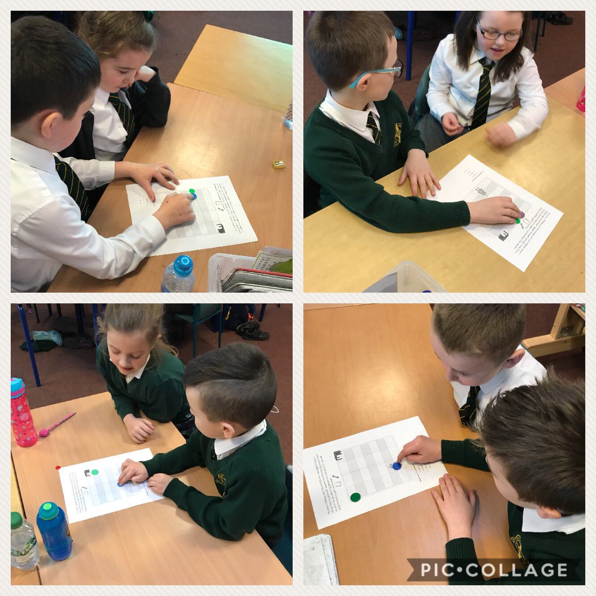 MissF_StP's tweet photo. Programming in action. We had to give clear and concise instructions to our class robots. Our teacher became a robot 👩🏫 🤖 #stpatsdigi #digitalunplugged https://t.co/lVu0dL9Pwk