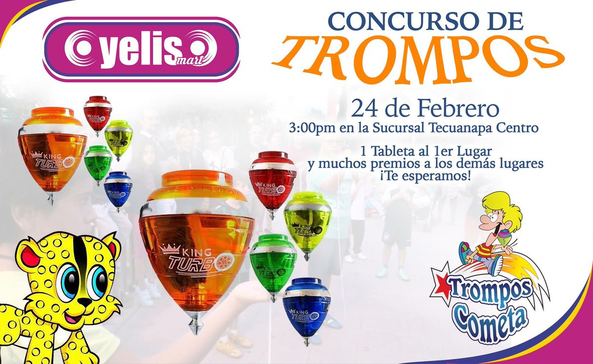 trompos cometa 2018