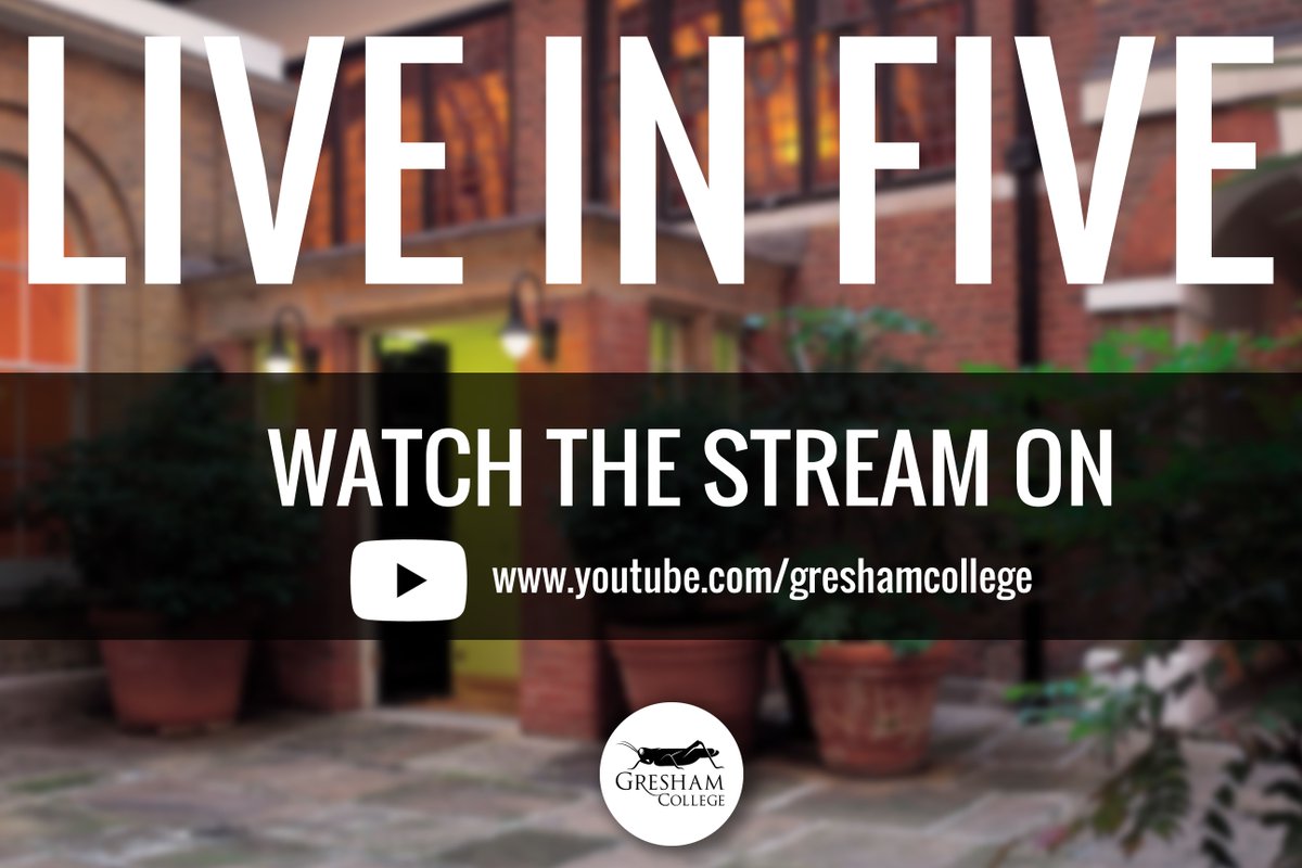 GreshamCollege's tweet photo. LIVE IN FIVE
'Euler's Equation: The Most Beautiful Theorem in Mathematics' by Prof. Robin Wilson
Join us at Barnard's Inn Hall or live on YouTube here: https://t.co/qusQbisToS
#EulersEquation #Mathematics https://t.co/uIu0P4LyQw