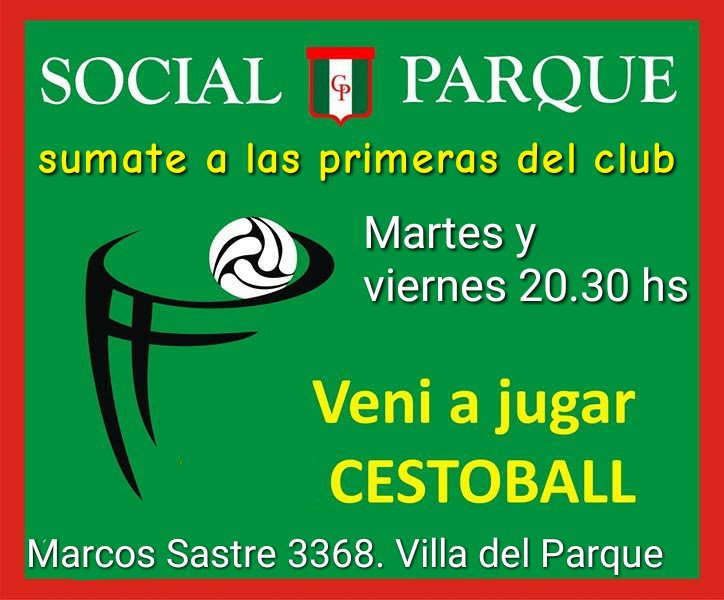 Sumate a jugar a Cestoball en club Parque <a href="/ClubSyDParque/">Club SyD Parque</a>