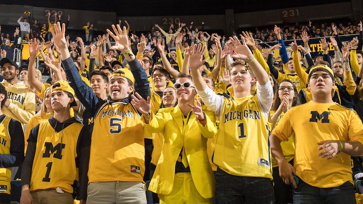umichbball's tweet photo. A SELL OUT
A MAIZE OUT
〽️🏀 SENIOR DAY
👏 FAN APPRECIATION 
🎁 PRIZES
🌭🍿🌯🥨 DISCOUNTS
📱 LIGHT-UP CRISLER
RED PANDA!

Sunday vs. the Buckeyes is going to be FUN ... 

FULL DETAILS » https://t.co/SAqPIXvztN

#GoBlue 〽️🏀
#BeatOSU https://t.co/PArSrilKrU