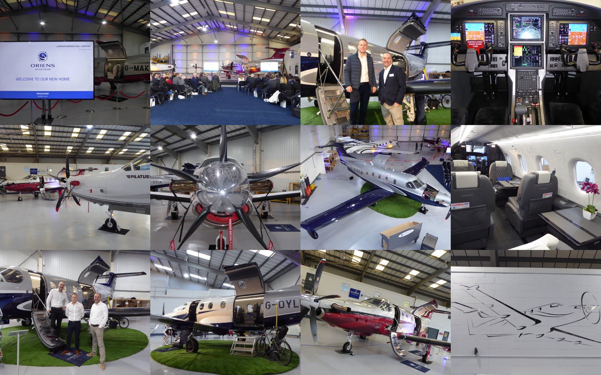 oceanskiesltd's tweet photo. A big thank you to @OriensAviation &amp; @PilatusAircraft for hosting us at the launch party for the opening of their new state of the art aircraft sales and maintenance facility at London Biggin Hill Airport @LBH_Airport - we wish the team great success....  #aircraftregistration https://t.co/oHzn4VuGbj