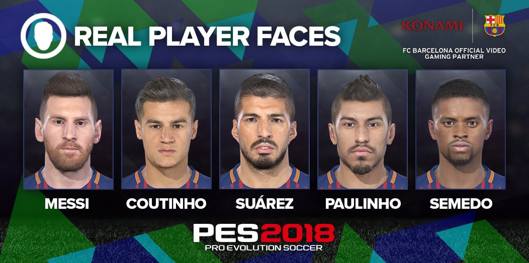 Data Pack 3.0 for @officialpes is out now! Download and check out the updated faces for Barça plus recently transferred @Phil_Coutinho 📲 konami.com/wepes/2018