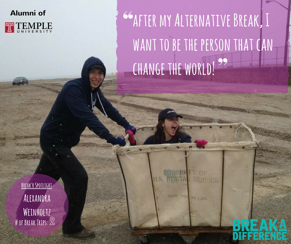 BrkADifference's tweet photo. You never truly know how much one event can have an impact on you, until it does! Spending your valuable free time helping others can be a truly life changing experience! It sure was for Alexandra! 
#BreakADifference #BreakrSpotlight https://t.co/thjXxP5mo1
