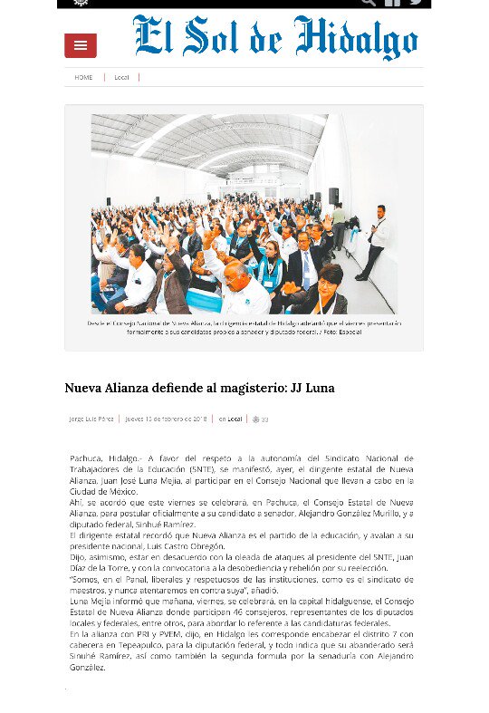 BunkerHidalgo's tweet image. En #Hidalgo no siquiera la dirigencia estatal del @15organizacionX tuvo respaldo. @ElSoldeHgo