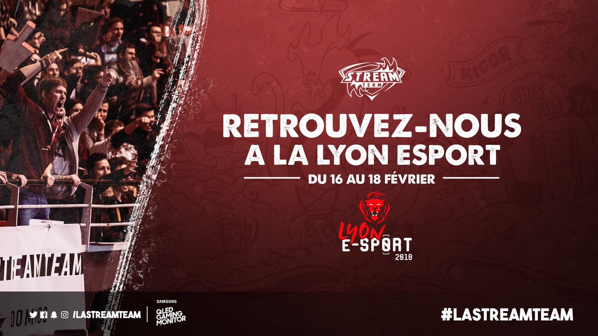 SamsungFR's tweet photo. Avec Samsung, soutenez @LaStreamTeam dès vendredi au #LES2018 cc @DominGo @ShaunzPro @Doigby et @GOB_GG ! #RedefineTheGame #LaStreamTeam https://t.co/YJ1ExY8d0S https://t.co/uPIAVGbzpZ