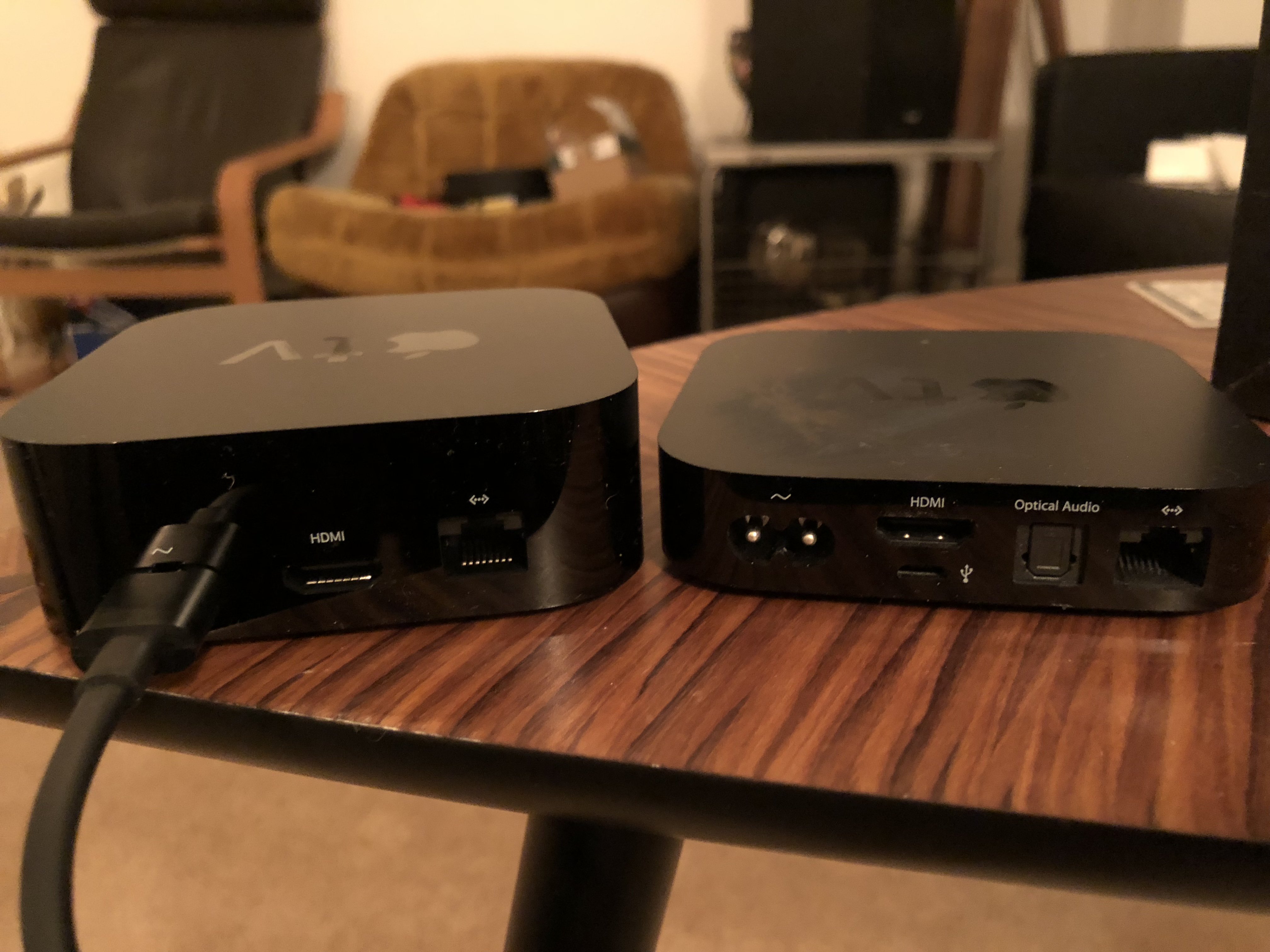 Andrew Reid on X: "Where the hell did the optical audio output go on the  Apple TV 4K?!? How are you supposed to use it with a projector and amp?!  https://t.co/dPnSVtMl4P" /