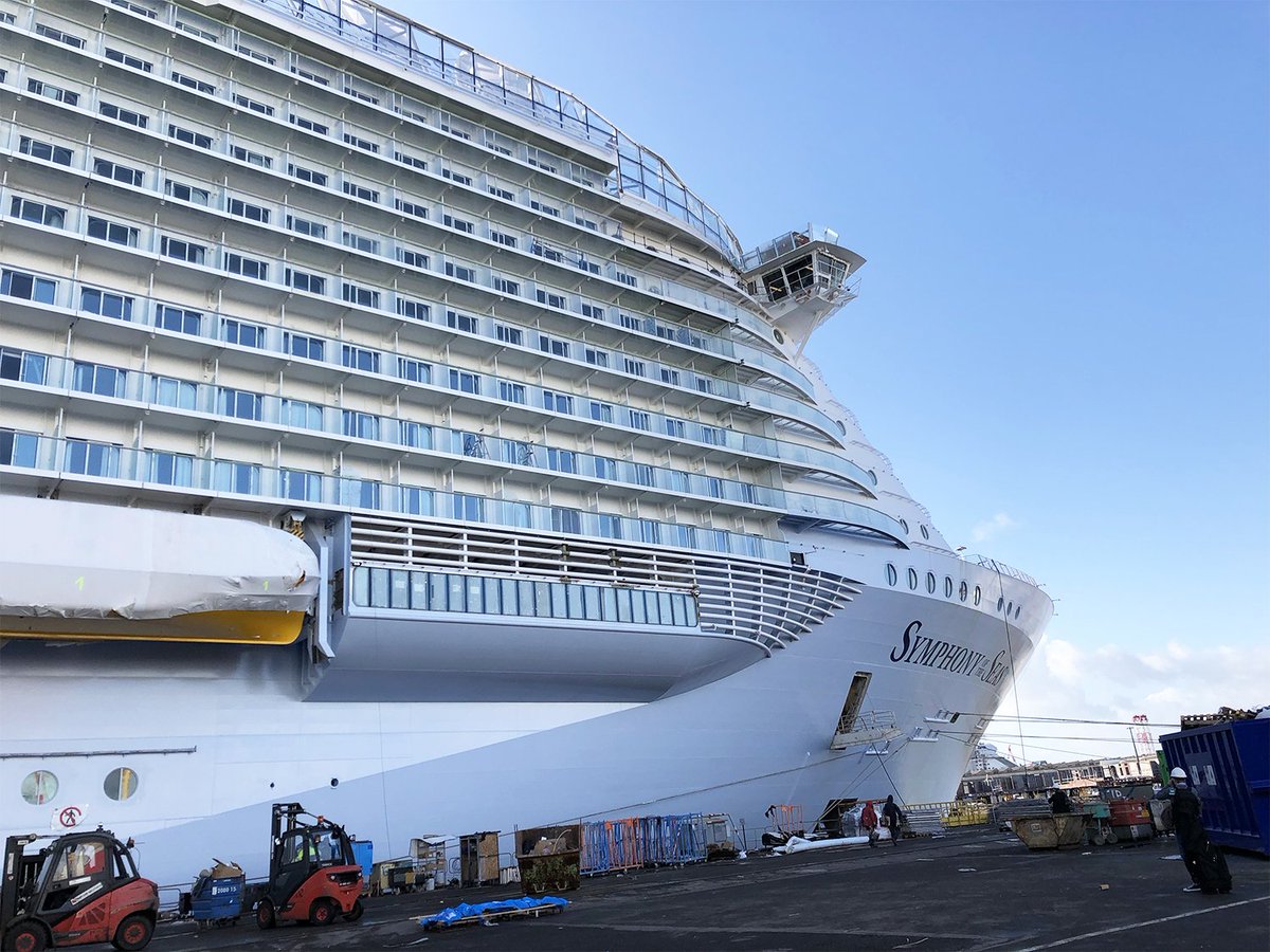 El Symphony of the Seas estará listo en marzo. Os esperan nuevas aventuras.