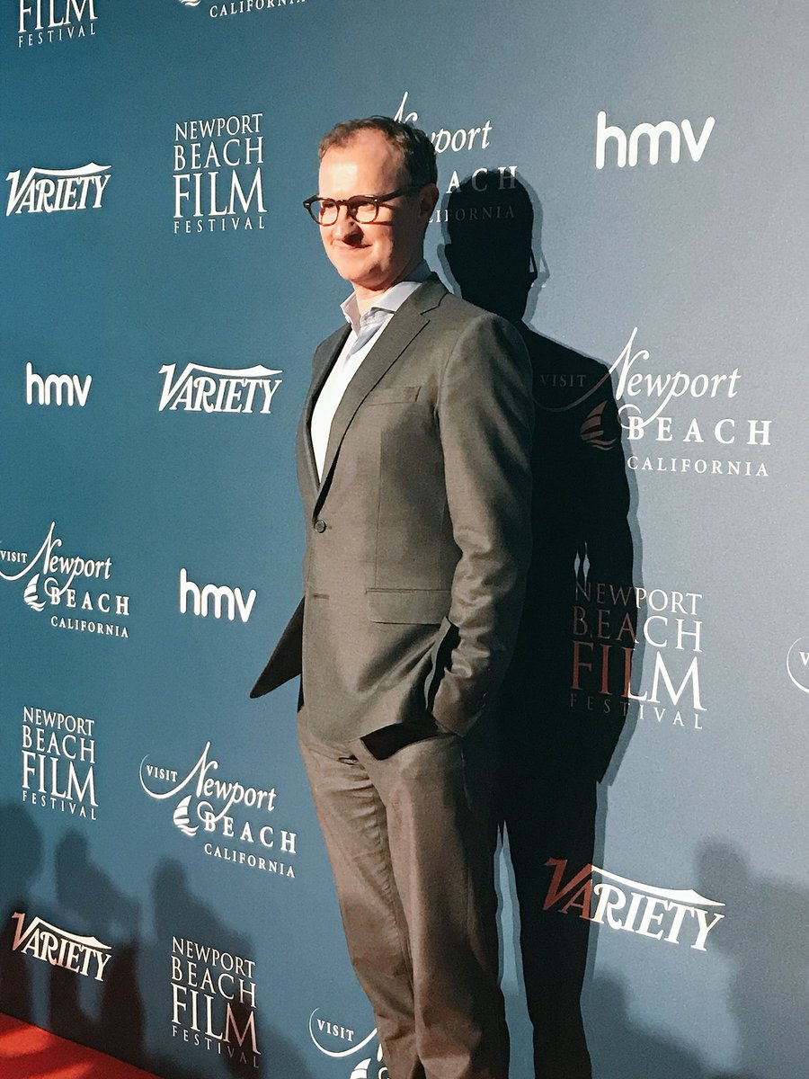 Here we are at the @nbff pre-BAFTA bash at which @Markgatiss will shortly be presented with the honour of ‘Artist of Distinction’. #proudpublicist