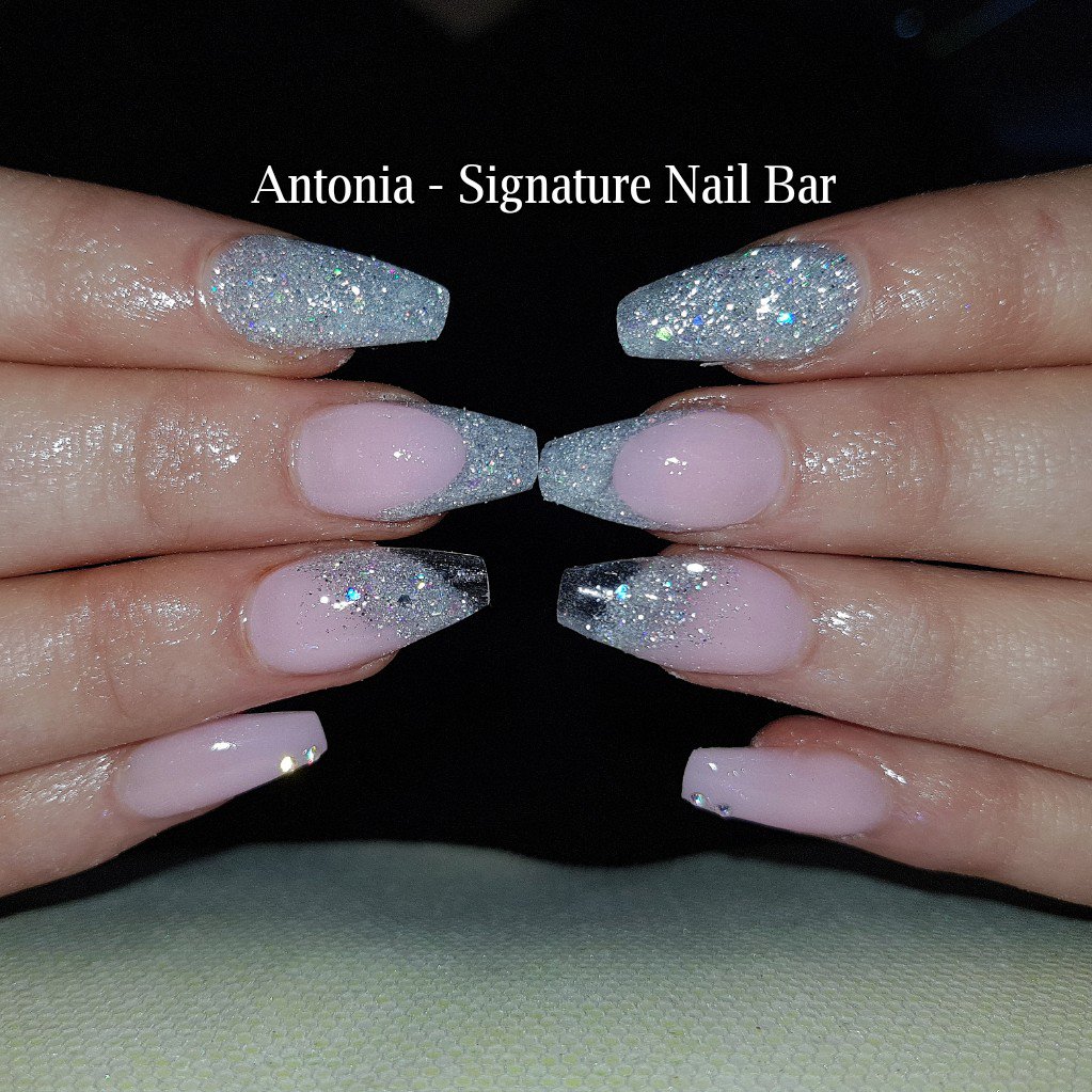 #nailsbyantonia #signaturenailbar #SNB #sculptured #acrylics #nails #glitter #blackpoolnails #sculptured #acrylics #nails #glitter #blackpoolnails #cjp #amor #gems