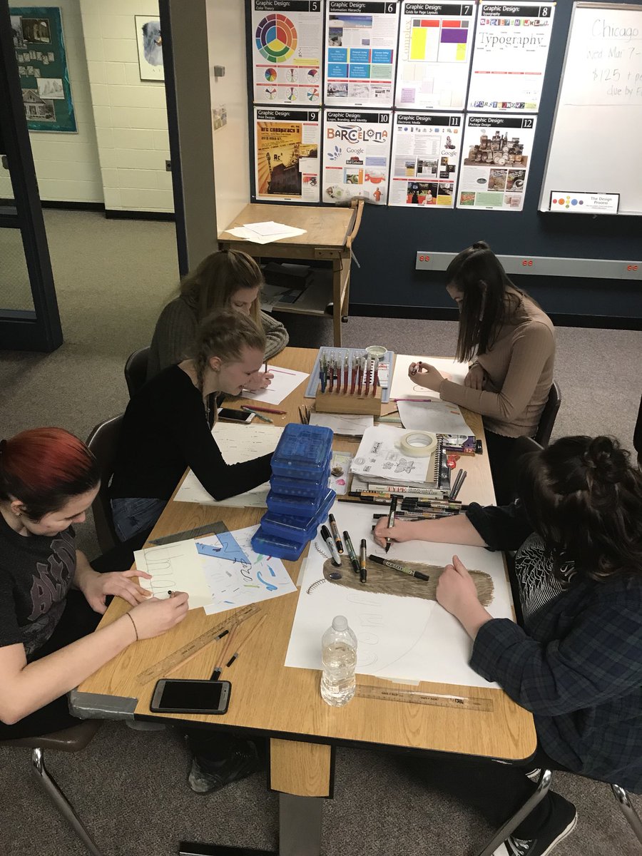 MsOrmsbyLCTC's tweet photo. Illustrating emotions traditionally using lettering techniques for our typography unit in #lctcgraphicdesign #LivoniaPride @LCTCommunity https://t.co/xF4btjwlDl