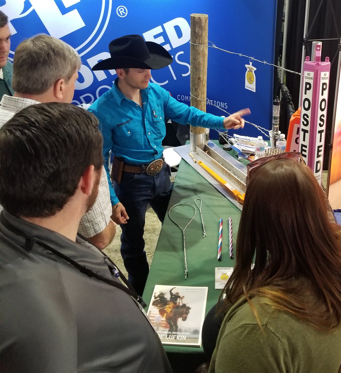 Ranchmate's tweet photo. Our man Joe Lufkin had an idea at the World Ag Expo. He said "why don't we extend the show special discount on web orders through Sunday?" Now through Sunday, February 18, ALL orders on https://t.co/utHItEpQVs are 10% off with the promo code JOELUFKIN2018. https://t.co/YaKGI7qpFe
