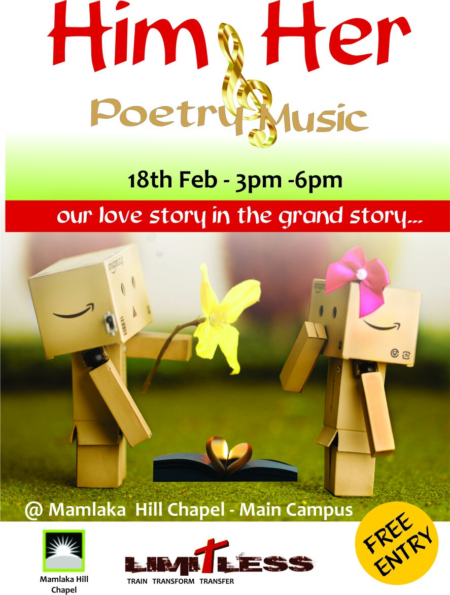 kariukifei's tweet photo. #LimitlessPoetry happening this Sunday at Mamlaka Hill Chapel from 3 - 6 pm. Charges: Free.
Don't miss out. https://t.co/AbGIvVBSzV