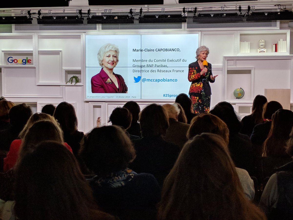GoogleEnFrance's tweet photo. 25 réseaux économiques féminins se réunissent ce soir pour lancer #25propositionsFH pour l'égalité homme / femmes en entreprise. Bienvenue à toutes et tous chez #Google #womenatgoogle 💪🙆 https://t.co/S2DCs0NOMk