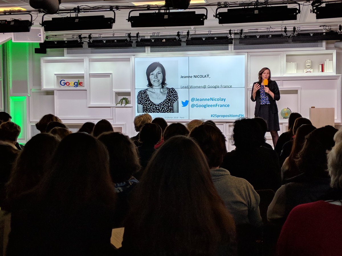 GoogleEnFrance's tweet photo. 25 réseaux économiques féminins se réunissent ce soir pour lancer #25propositionsFH pour l'égalité homme / femmes en entreprise. Bienvenue à toutes et tous chez #Google #womenatgoogle 💪🙆 https://t.co/S2DCs0NOMk