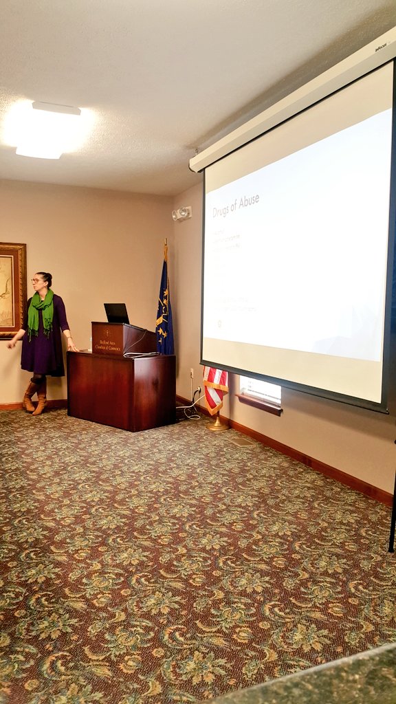 Thank you again to, Kelly Higgins, from Centerstone, for an informative discussion on, "Drugs &amp; The Workplace." Keep an eye out for our next Business Education Series!
#BedfordChamber