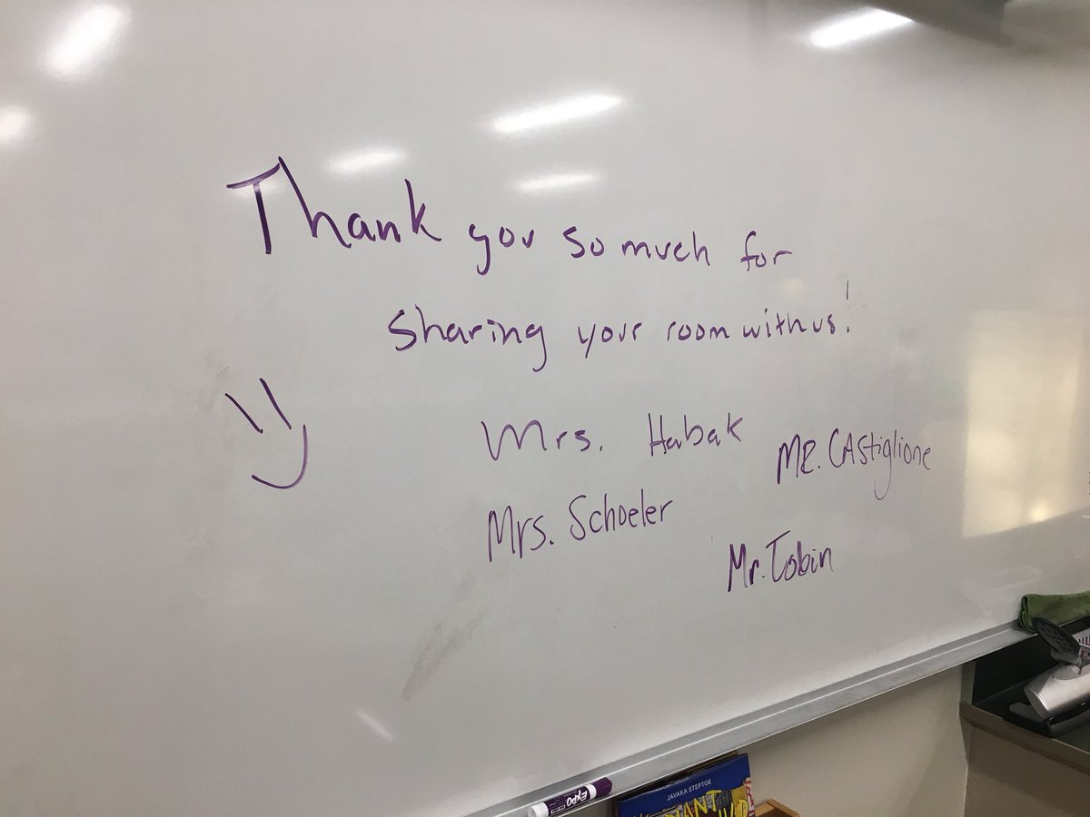 MrsMiller224's tweet photo. We loved having visitors from @dublinjeromehs today! We wish you luck as you continue to innovate spaces for students! https://t.co/ogQ7p2Lndm