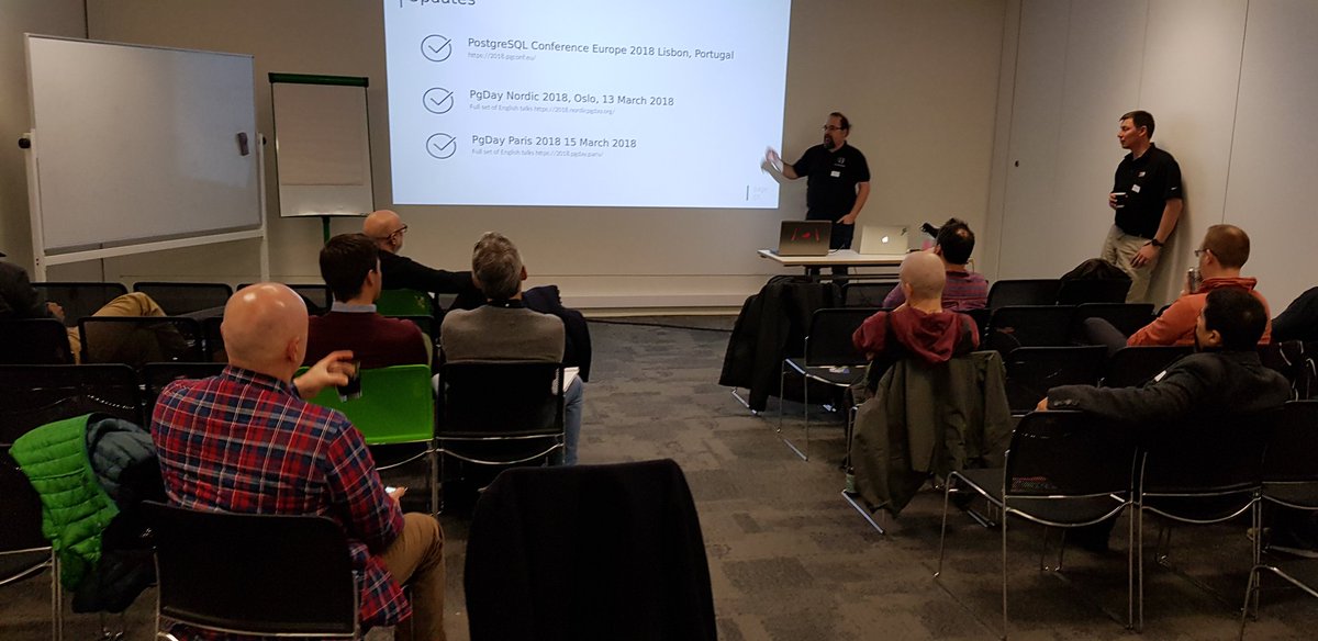 PostgresLondon's tweet image. Martin Visser is speaking about @PostGIS #PostgreSQL #London #meetup