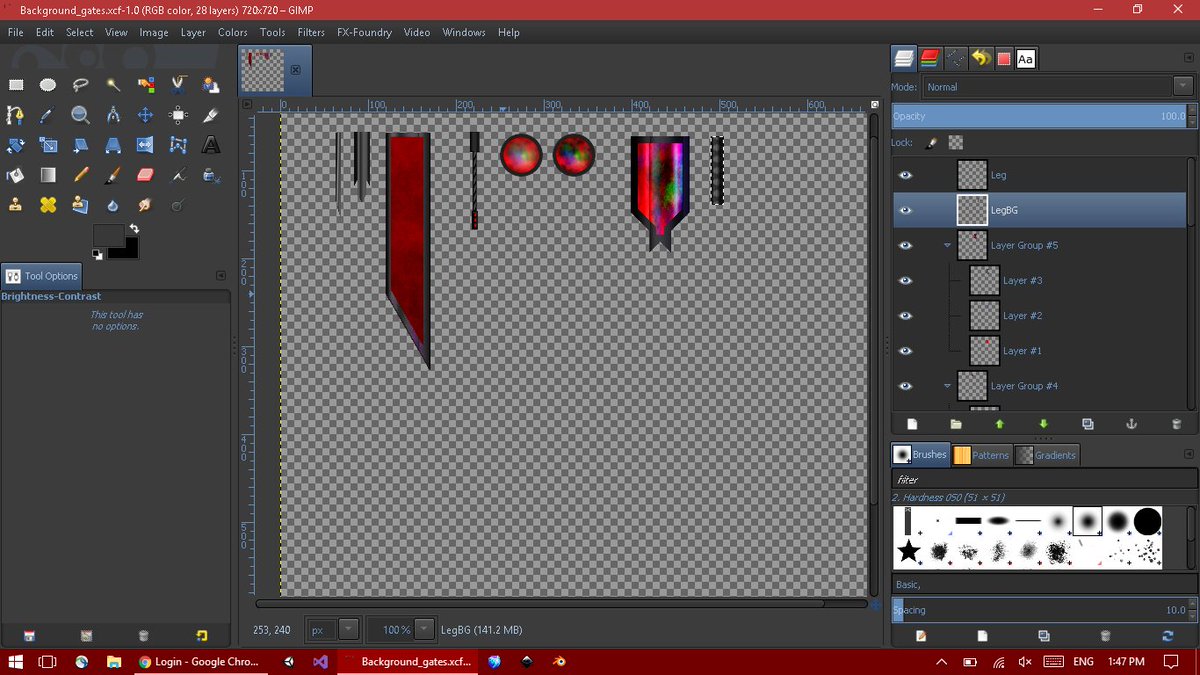 VortrusGame's tweet photo. Working on new enemy types for #Vortrus! Have that #indiedev motivation! #gamedev #videogame #wip #ThursdayMotivation #GIMP https://t.co/8Ng4gEF1f4
