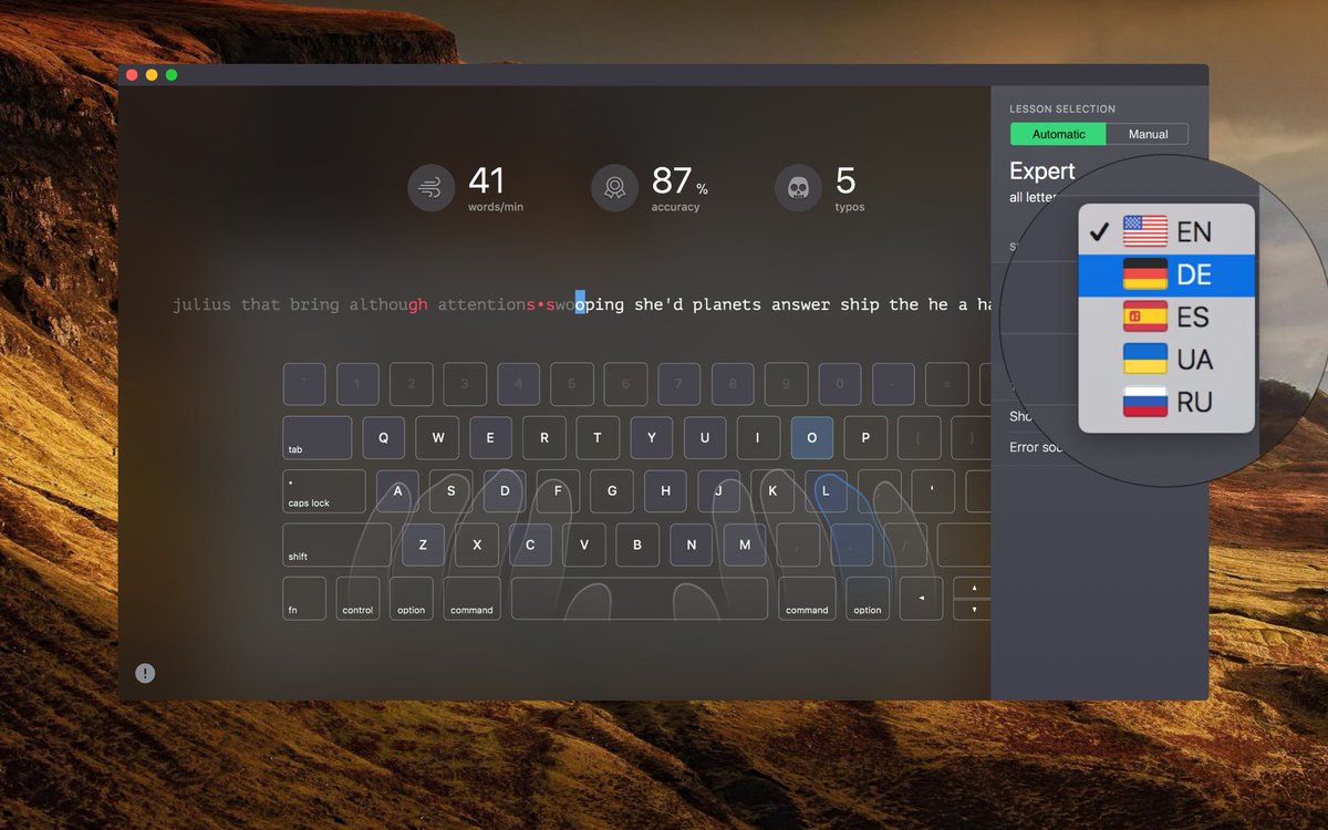 typing programs for mac